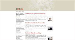 Desktop Screenshot of idalou.orgdot.no