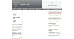 Desktop Screenshot of forfattersentrum.orgdot.no